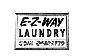 E-Z-WAY LAUNDRY COIN OPERATED