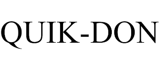 QUIK-DON trademark