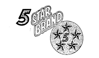5 STAR BRAND 5 trademark