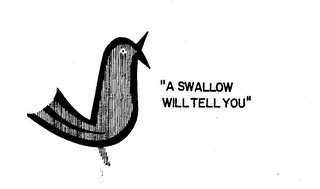 "A SWALLOW WILL TELL YOU"