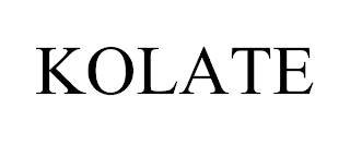 KOLATE trademark