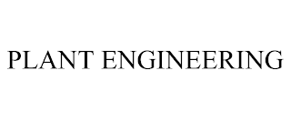 PLANT ENGINEERING trademark