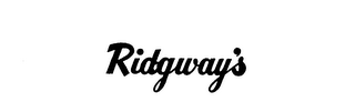 RIDGWAY'S trademark
