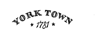 YORK TOWN 1781 trademark