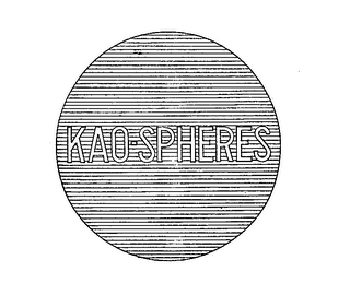 KAO-SPHERES trademark