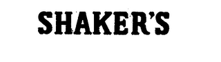 SHAKER'S