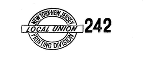 LOCAL UNION 242 NEW YORK-NEW JERSEY PRINTING DIVISION