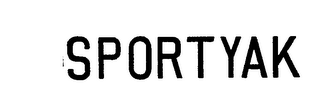 SPORTYAK trademark