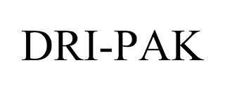 DRI-PAK trademark