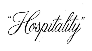 "HOSPITALITY"