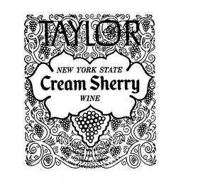 TAYLOR NEW YORK STATE CREAM SHERRY WINE