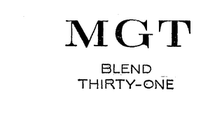 MGT BLEND THIRTY-ONE