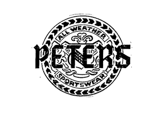 ALL WEATHER PETERS SPORTSWEAR