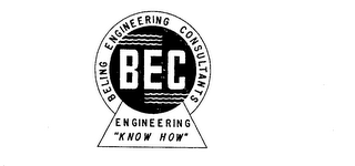 BEC BELING ENGINEERING CONSULTANTS ENGINEERING "KNOW HOW"