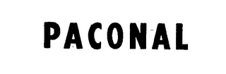 PACONAL trademark