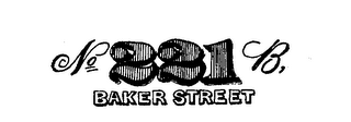 NO 221 B, BAKER STREET trademark