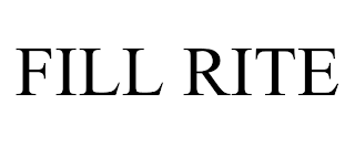 FILL RITE trademark