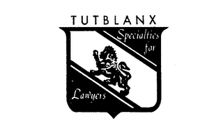 TUTBLANX SPECIALTIES FOR LAWYERS trademark