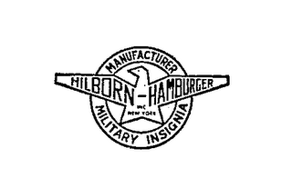 HILBORN HAMBURGER MANUFACTURER MILITARY INSIGNIA