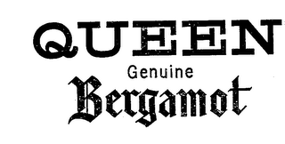 QUEEN GENUINE BERGAMOT trademark