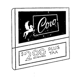CORO $2.00 PLUS TAX trademark