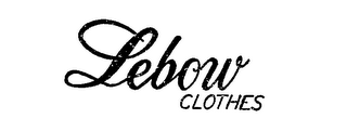 LEBOW CLOTHES