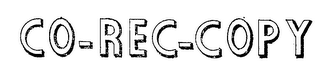 CO-REC-COPY trademark
