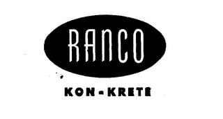 RANCO KON-KRETE trademark
