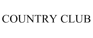 COUNTRY CLUB trademark