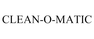 CLEAN-O-MATIC trademark