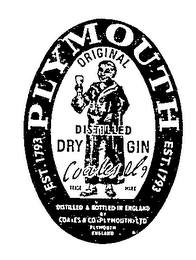 PLYMOUTH ORIGINAL DISTILLED DRY GIN