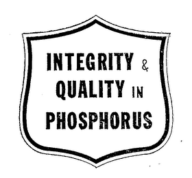 INTEGRITY & QUALITY IN PHOSPHORUS