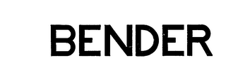BENDER trademark