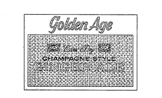 GOLDEN AGE EXTRA DRY CHAMPAGNE STYLE GINGER ALE