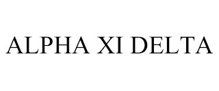ALPHA XI DELTA trademark