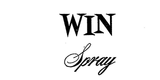 WIN SPRAY trademark