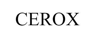 CEROX trademark