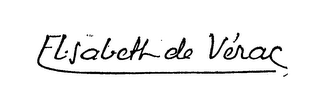 ELISABETH DE VERAC trademark
