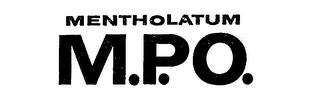 MENTHOLATUM M.P.O.
