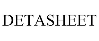 DETASHEET trademark