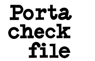 PORTA CHECK FILE