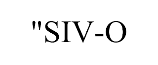 "SIV-O trademark