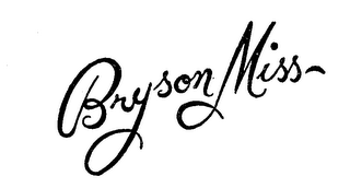 BRYSON MISS