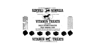 VITAMIN TREATS DAILY VITAMIN BOOSTER THAT HORSES LOVE