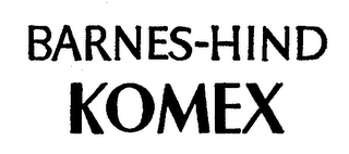 BARNES-HIND KOMEX