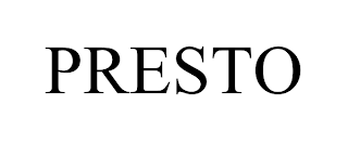 PRESTO trademark