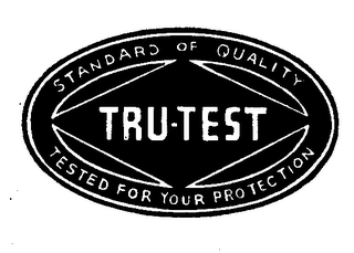 STANDARD OF QUALITY TRU-TEST TESTED FOR YOUR PROTECTION