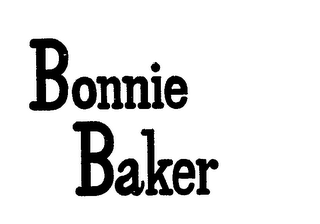 BONNIE BAKER