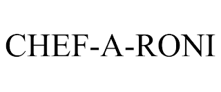 CHEF-A-RONI trademark