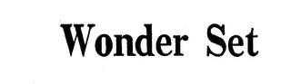 WONDER SET trademark